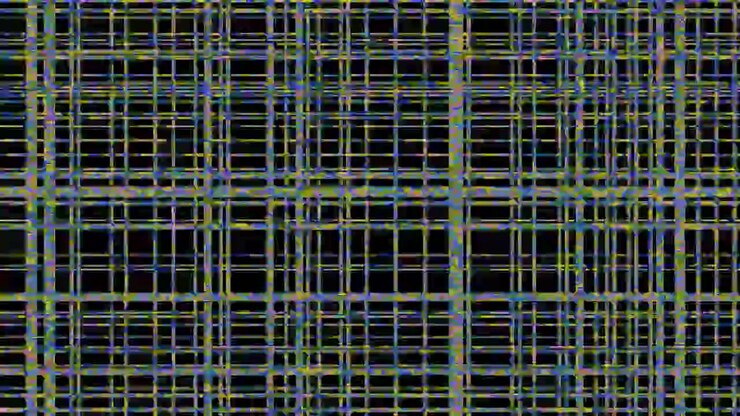 Abstract Digital Grid Pattern with Glitch Effect