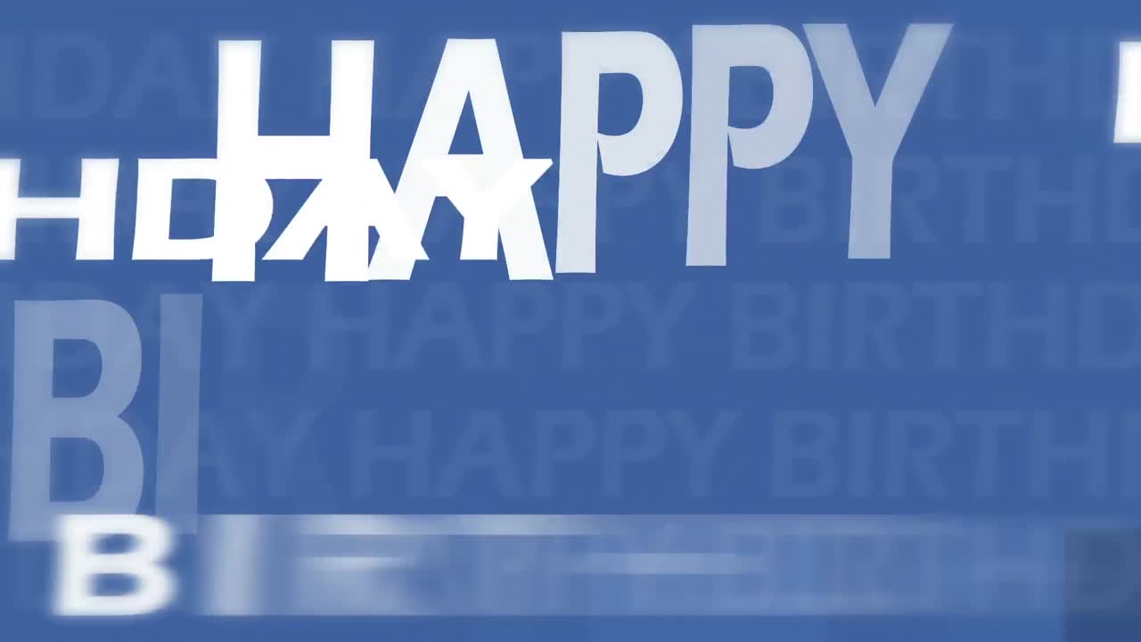 3d 생일 축하 애니메이션