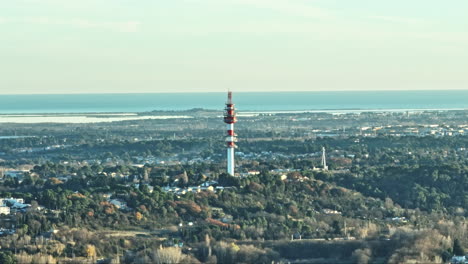 aerial view of la mosson showcases montpellier's skyline, punctuated by the towe