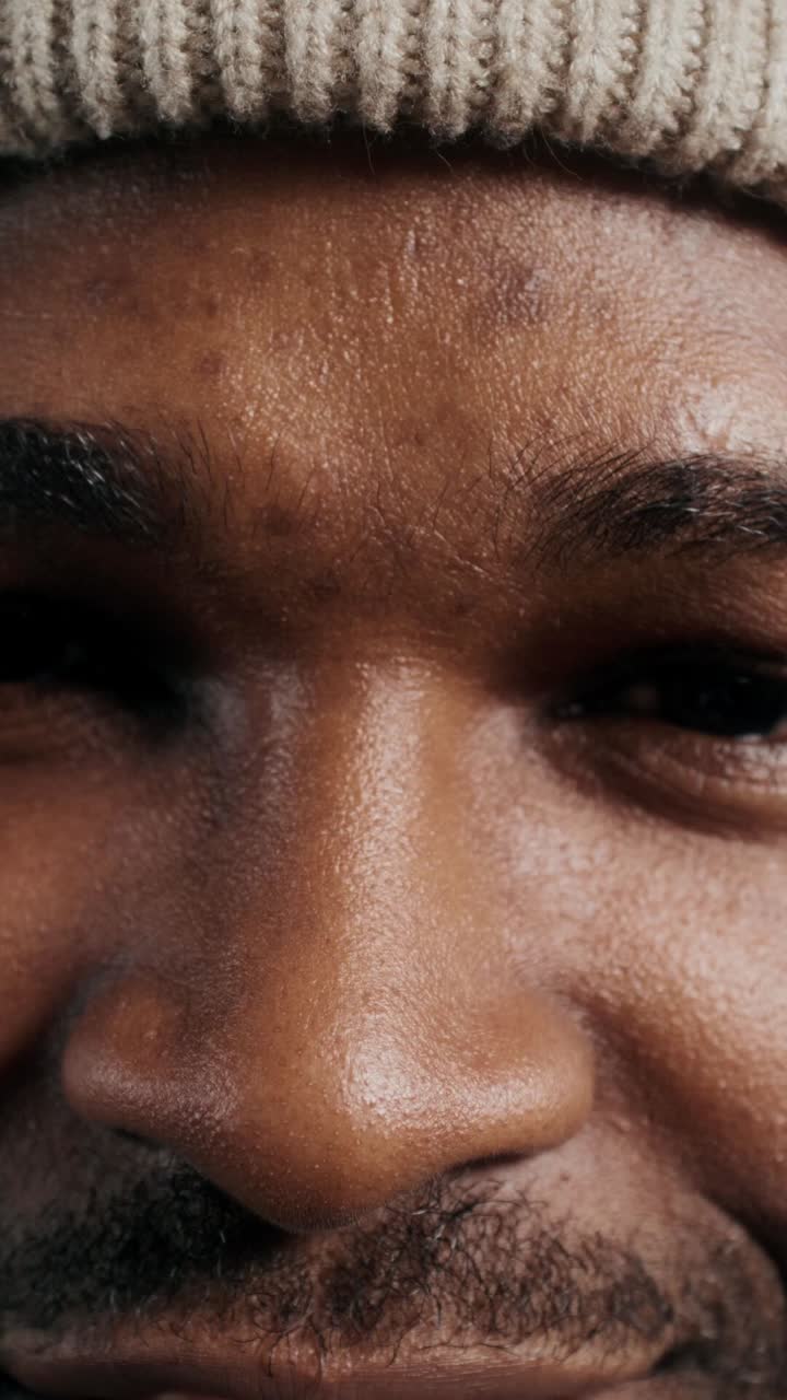 Close-up of a man's face