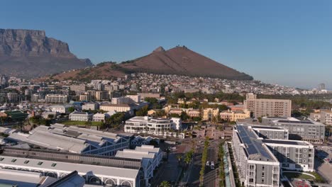 Vista-Aérea-De-Ciudad-Del-Cabo-Sudáfrica