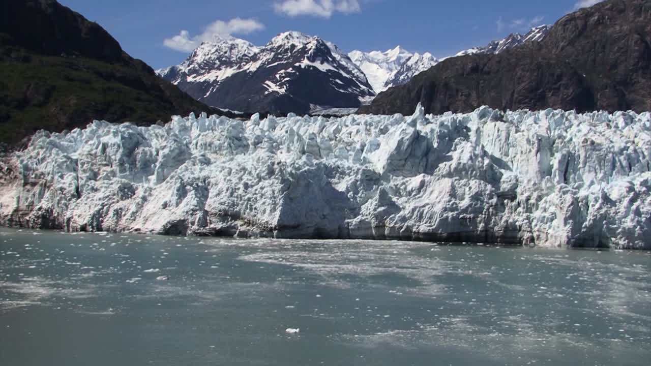 paisaje de alaska. glaciar margarita