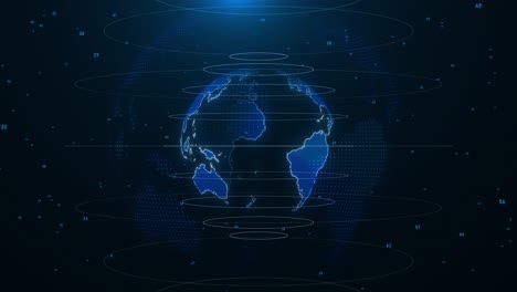 dots makes global world map global wireframe polygonal lines global business network technology
