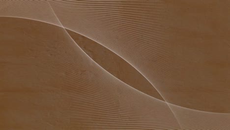 animation of shapes moving over brown background