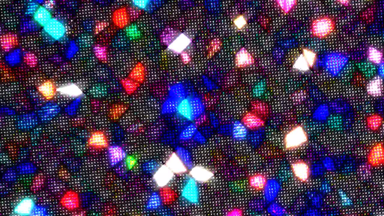 추상적인 칼레도스코프 빛나는 아름다운 은 파란 선 빛나는 빛의 움직임으로 부드러운 움직임