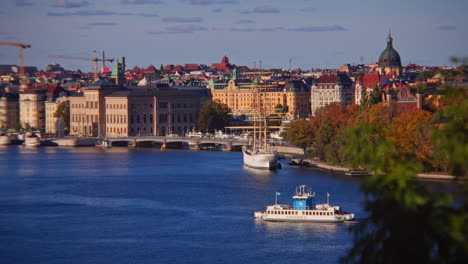 a tour through sweden's capital stockholm on a beautiful day.