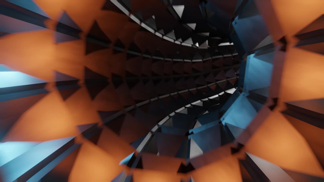 El túnel espacial futurista