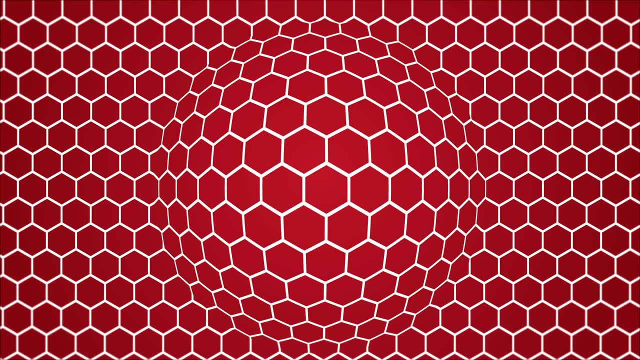 hexagonal abstract scifi microscope style modern motion background loop