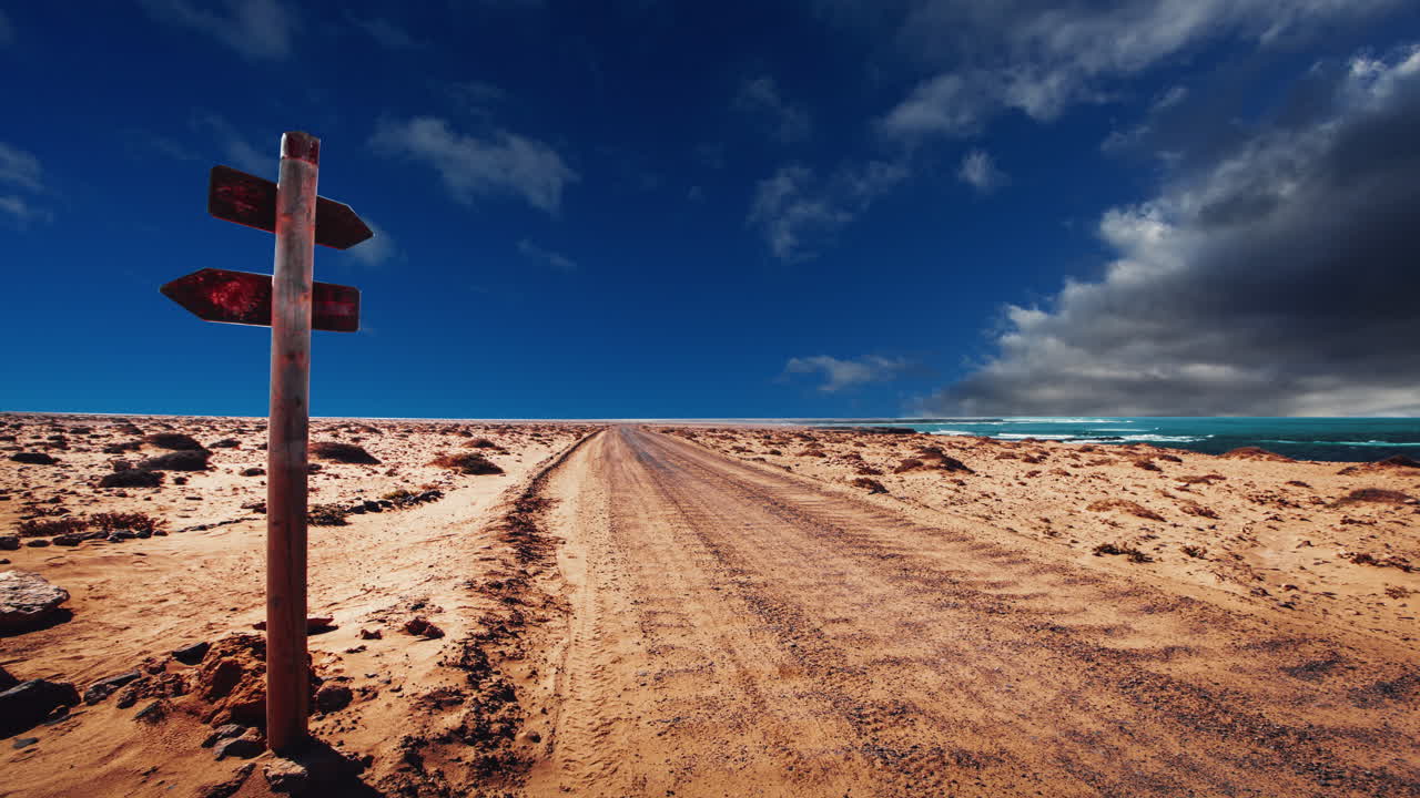 camino del desierto, letrero, nubes, efecto de reemplazo del cielo, paisaje, viaje, naturaleza, valle, estados unidos, arena, camino rural, naturaleza occidental, suroeste