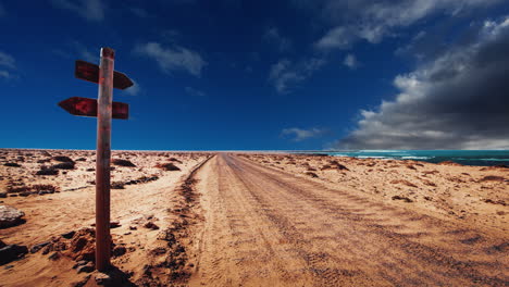 Desert-road,-sign,-clouds,-sky-replacement-effect,-landscape,-travel,-nature,-valley,-Usa,-sand,-rural-road,-western-nature,-southwest