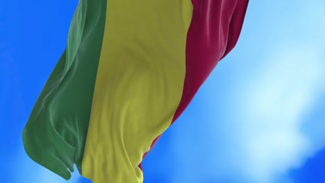 un bucle sin costuras de la bandera boliviana.