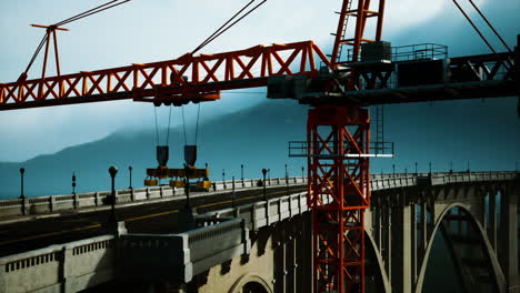 high way bridge under construction