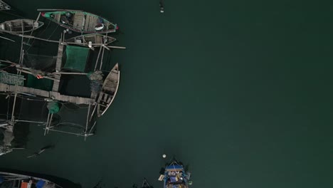 Aerial View of a Fishing Village