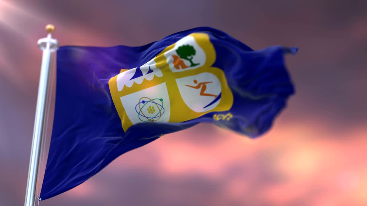 미국 캘리포니아 주 선에 있는 헌팅턴 비치의 발