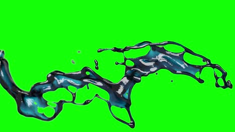animación de salpicaduras de tinta