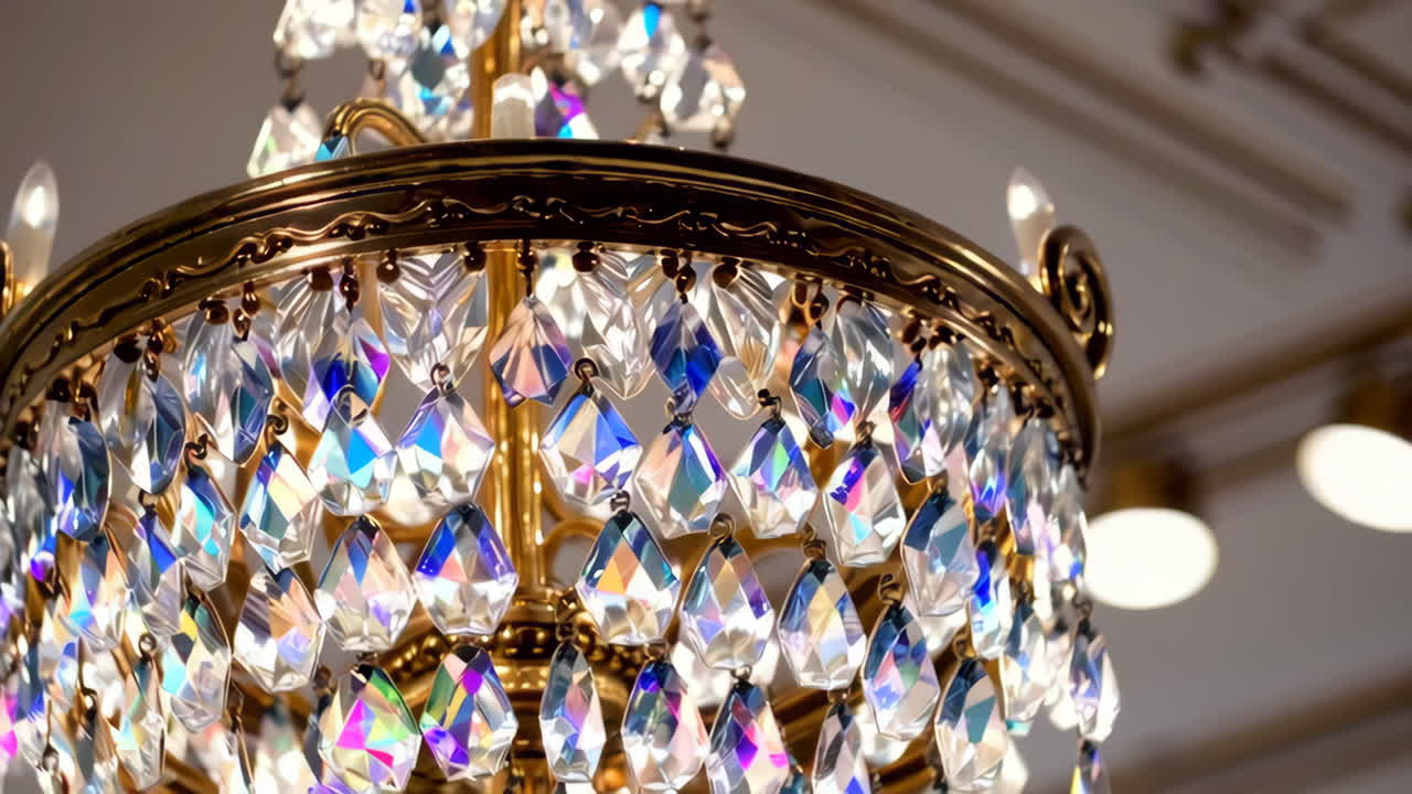 아름다운 크리스탈 들리어 의 클로즈업