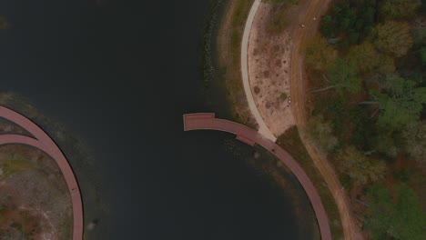 텍사스 주 휴스턴에 있는 memorial conservancy park의 조감도