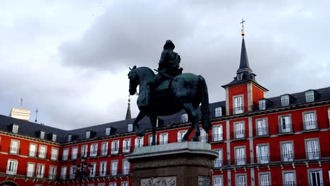 plaza mayor. madrid, spain.