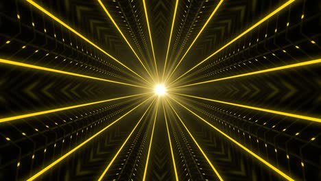 looped yellow abstract party endless