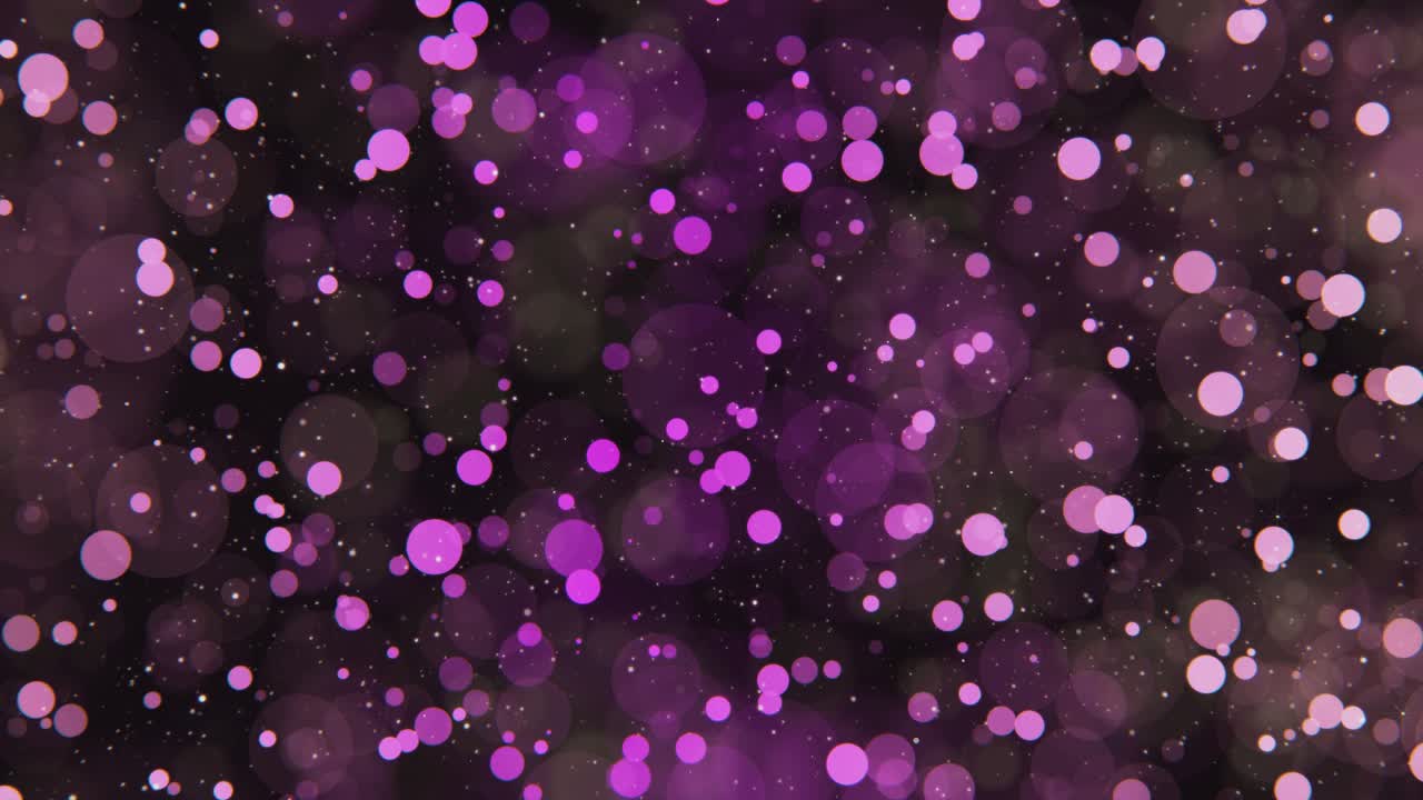 Abstract futuristic bokeh dust particles flying flickering particles as bokeh of light background