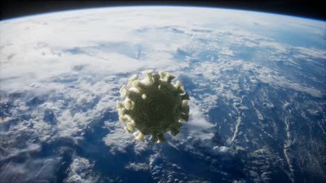 Coronavirus-COVID-19-on-the-Earth-orbit