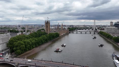 houses of parliament london uk drone,aerial
