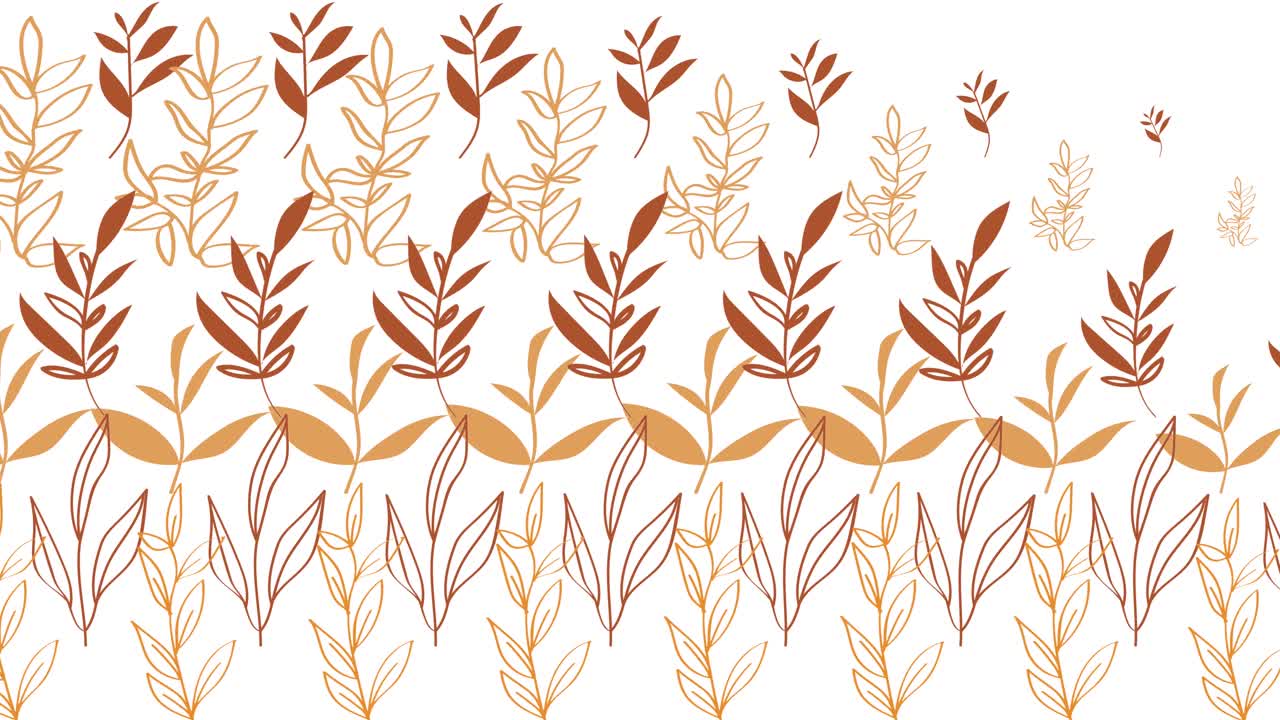 patrón de arte de línea floral