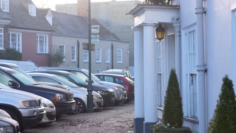 exterior of building with christmas tree