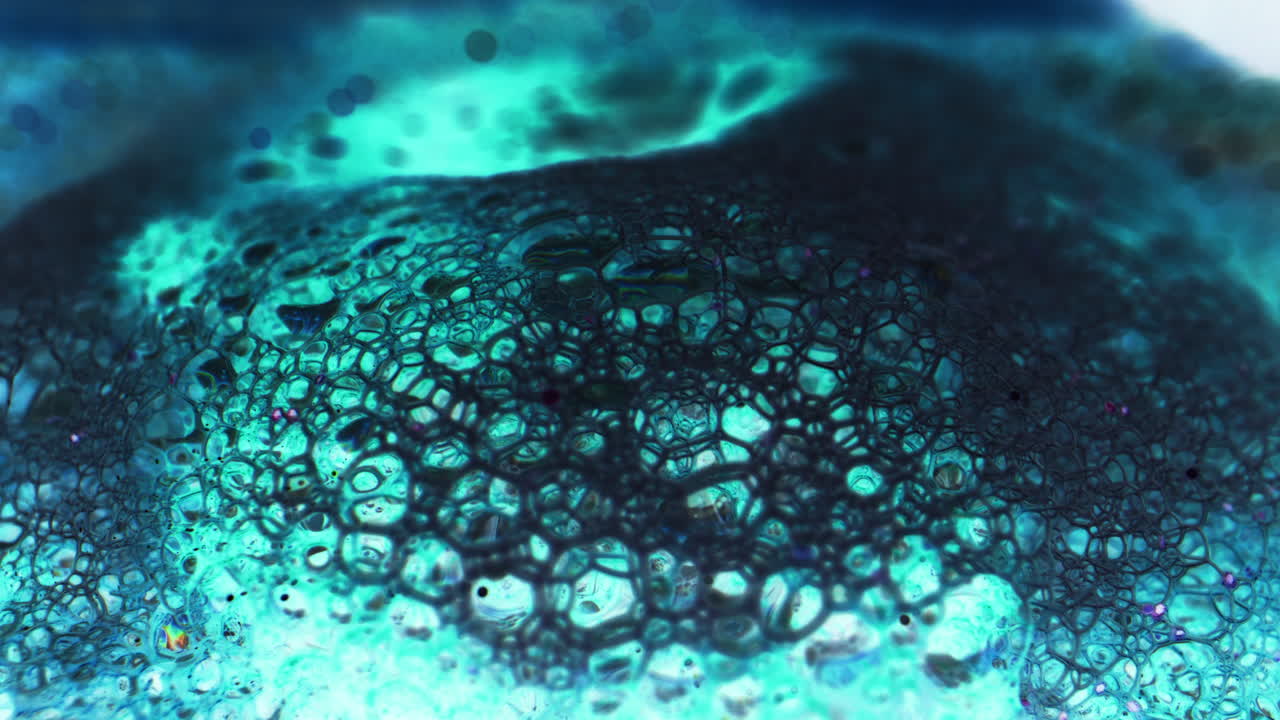 burbujas líquidas abstractas