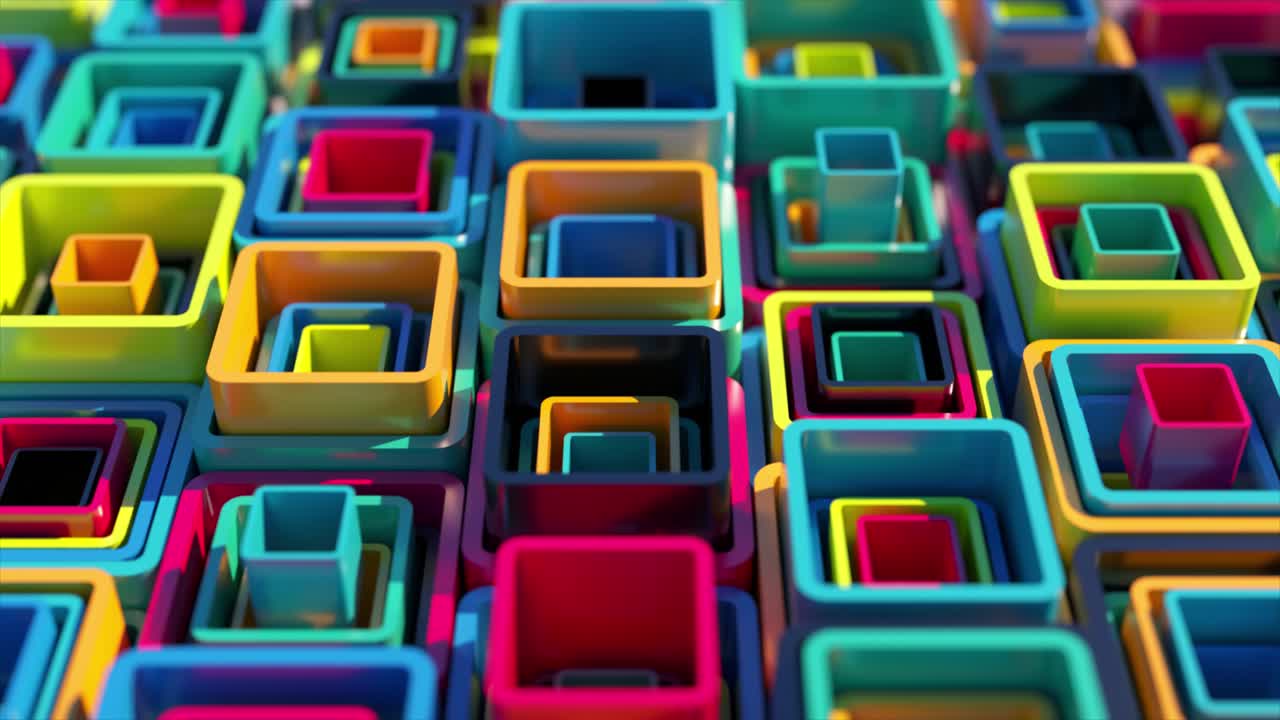 patrón cuadrado geométrico abstractamente colorido