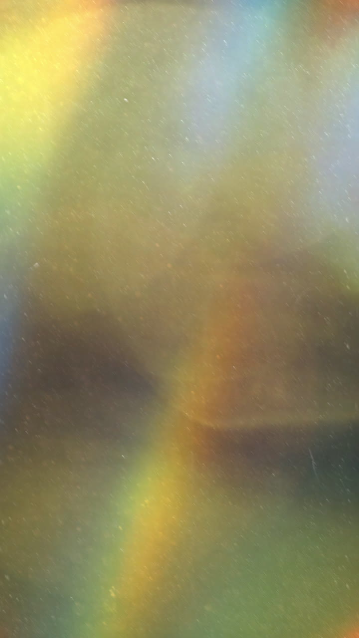 Overlay astratto con fughe di luce e particelle di polvere
