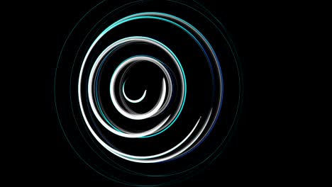 abstract spiral rotating glow lines, computer generated background, 3d rendering background