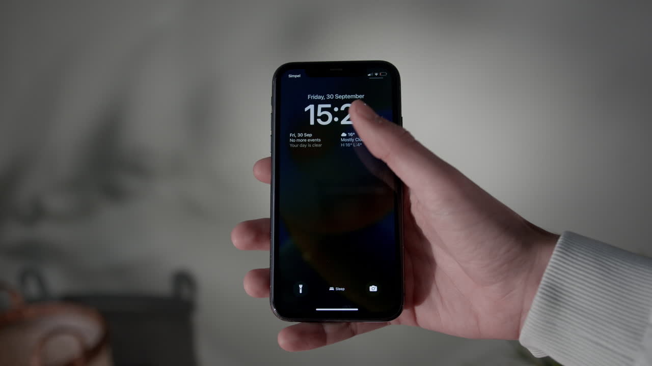 Changing focus mode on iPhone with IOS POV