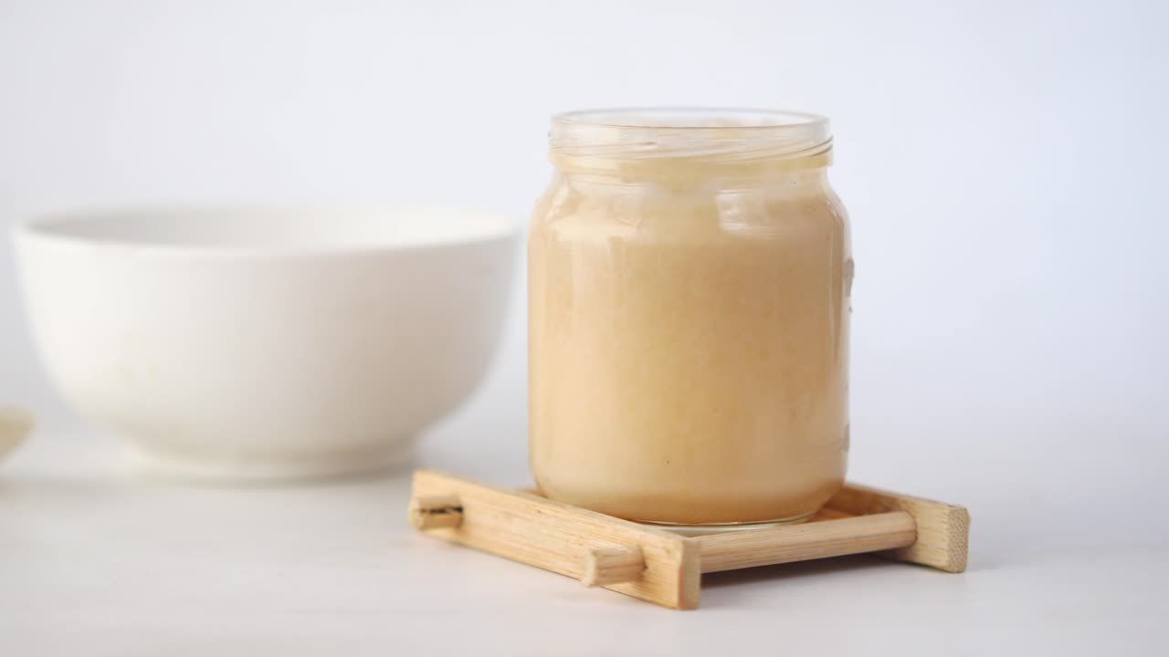 Iced Smoothie in a Jar
