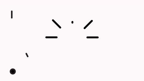 animación del icono de la línea de la lámpara con alfa