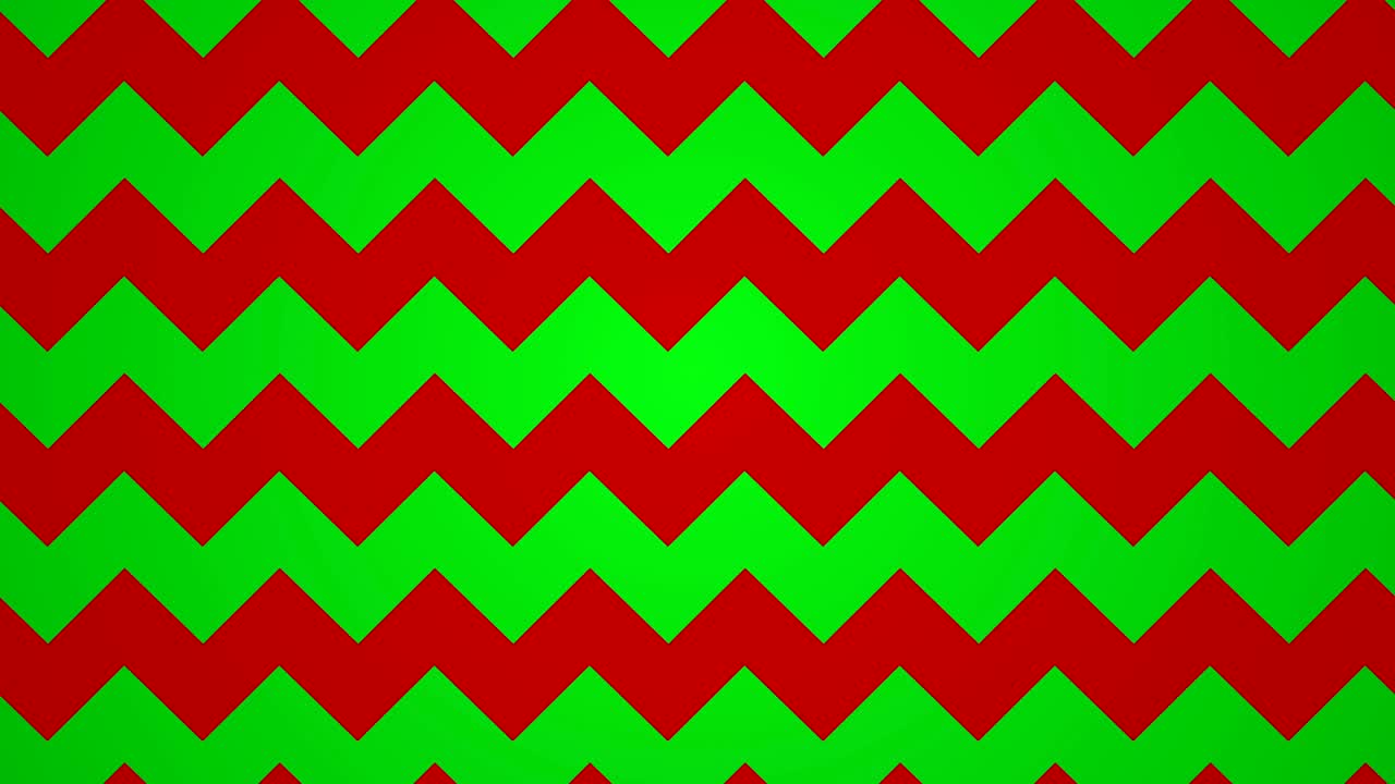 línea de onda geométrica de movimiento bucle de fondo rojo y verde