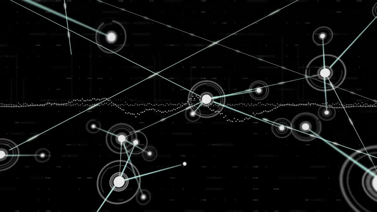 animación de la red de conexiones sobre el diagrama