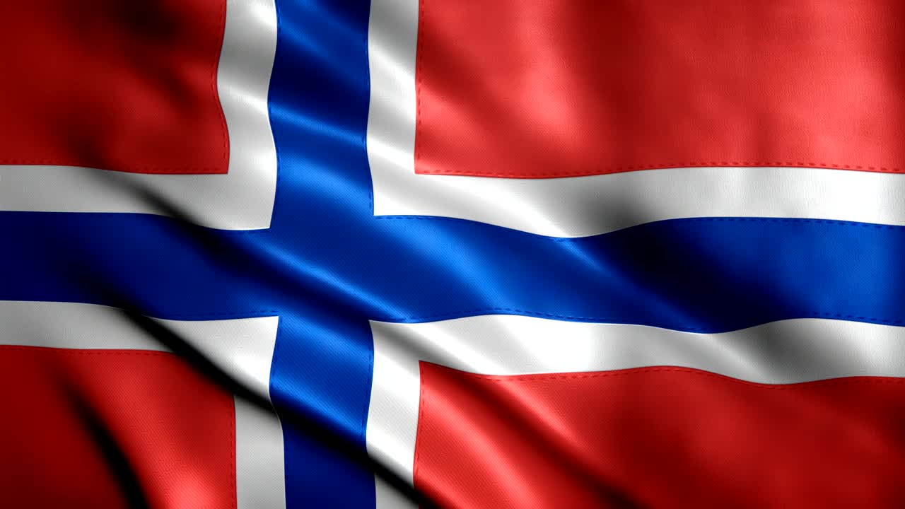 노르웨이의 현실적인 울트라 hd 발이 바람에 흔들리고 있습니다.