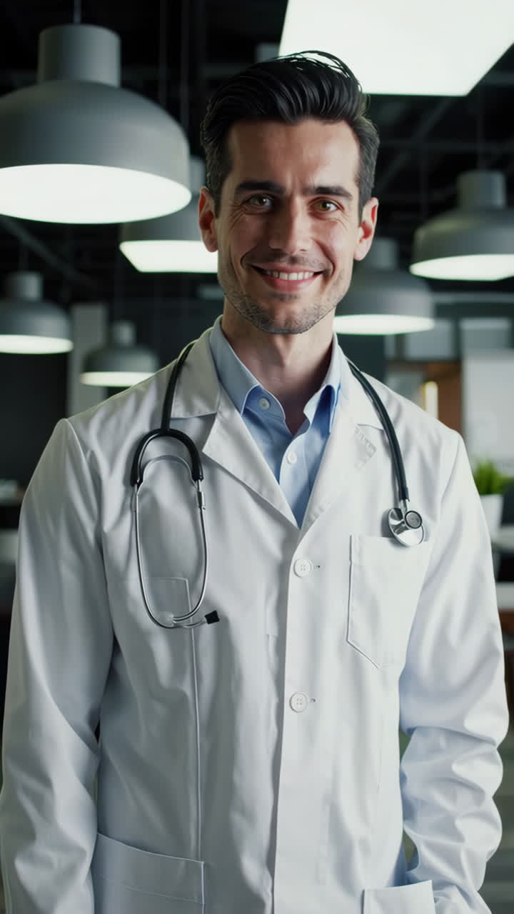 Doctor Portrait and Office Interior