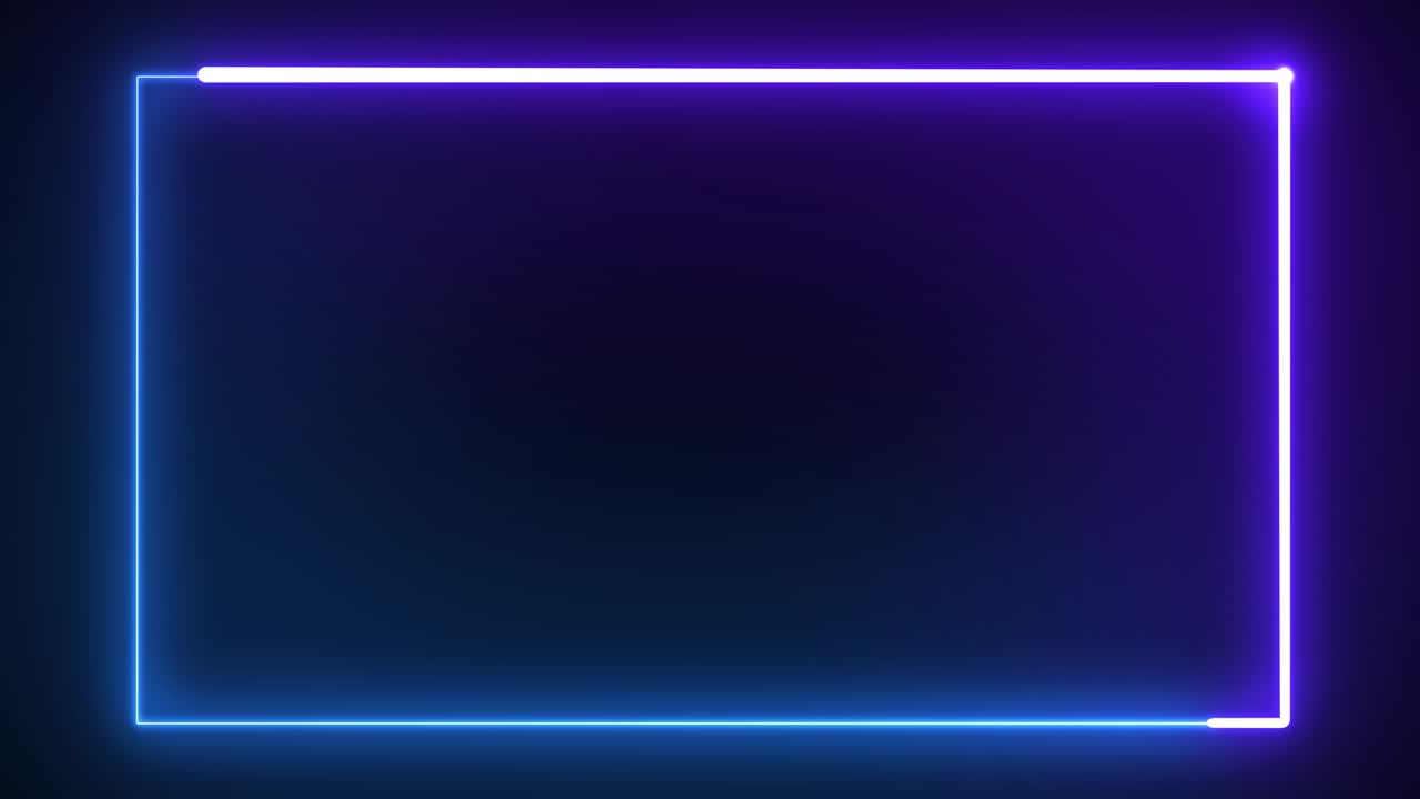 다채로운 추상적인 흐릿한 그라디언트 네온 라인 루프 배경