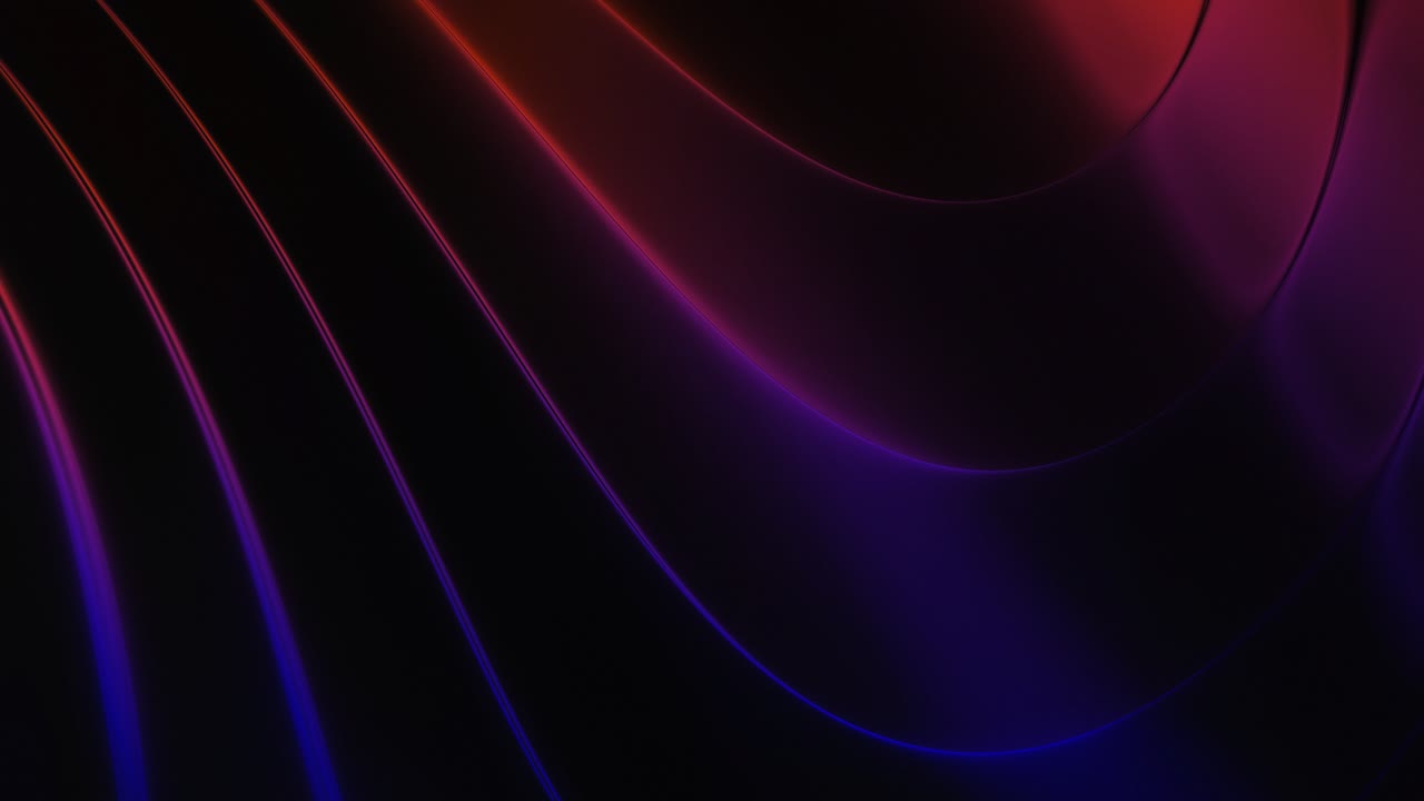 Abstract Neon Curves Background