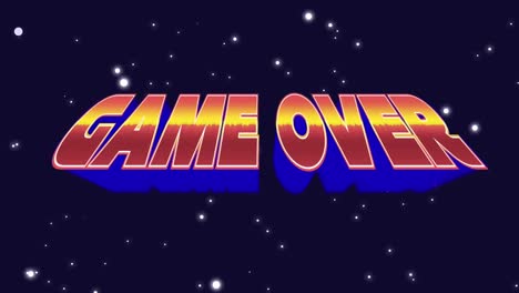 Animation-of-words-Game-Over-text