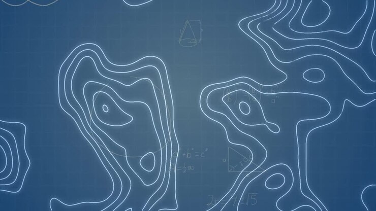 Animation of mathematical equations over shapes