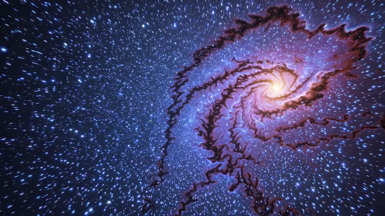 Spiral Galaxy in Deep Space