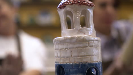 ceramic lighthouse miniature