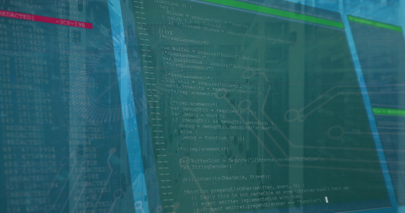 Video metaphorically shows global data flow through server networks.