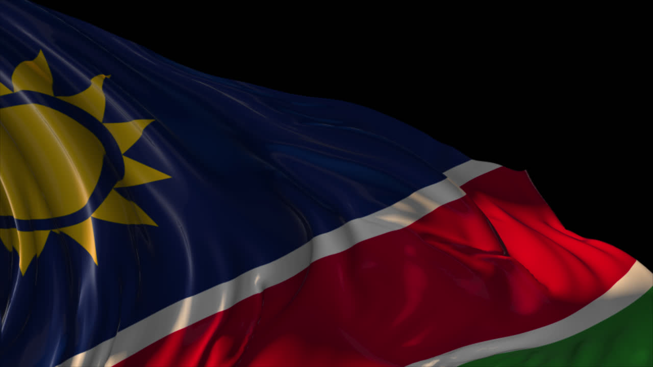 나미비아의 발을 흔들고