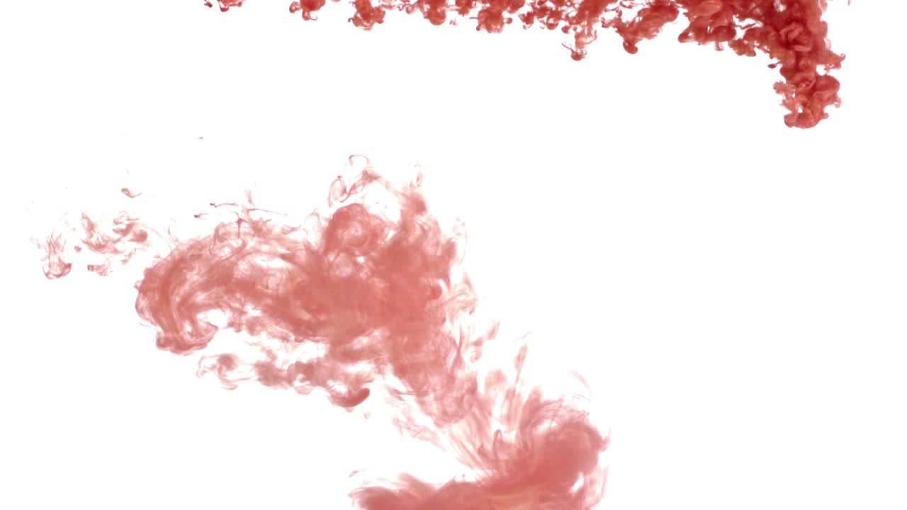 물 속의 구리 잉크