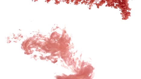 tinta de cobre en el agua