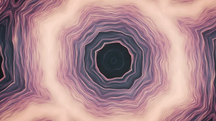 Seamless VJ Loop Visuals With Visible Changing Patterns
